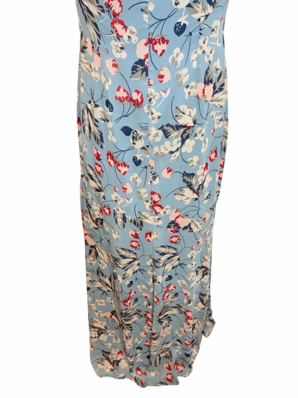 LAUREN RALPH LAUREN Black Label Floral Ruffle-Trim Georgette Gown, Size 8 - Picture 9 of 15